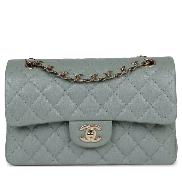 Chanel 23C Small Classic Flap “Grey” | NWT - Picture 4 of 10